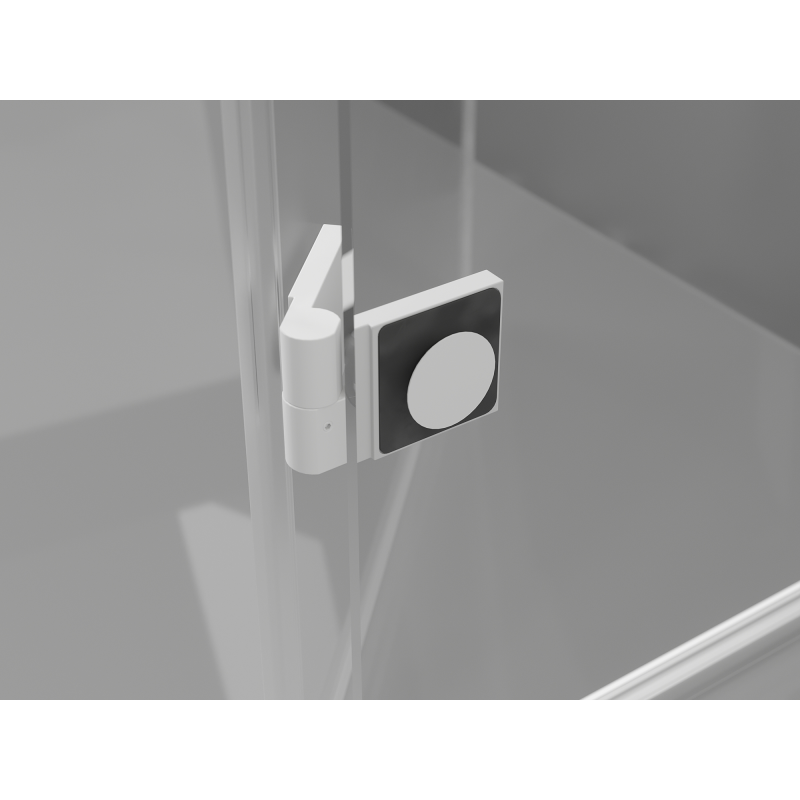 Mexen Mist-F Duo skladacia sprchová kabína pravá 70 x 115 cm, transparentná, biela - 8A6-070L-115P-20-00