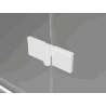 Mexen Mist-F Duo skladacia sprchová kabína pravá 115 x 120 cm, transparentná, biela - 8A6-115L-120P-20-00