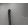 Mexen Mist-F Dvojitá skladacia sprchová kabína pravá 105 x 120 cm, transparentná, zbrúsená tmavosivá