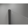 Mexen Mist-F Duo skladacie sprchové dvere pravé 70 x 80 cm, transparentné, gun metal - 8A6-070L-080P-95-00