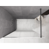 Mexen Kioto sprchová stena Walk-in 70 x 200 cm, biela ombre 8 mm, gun gray kartáčovaná - 800-070-101-66-86