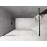 Mexen Kioto sprchová stena Walk-in 110 x 200 cm, biely ombre 8 mm, čierna - 800-110-101-70-86