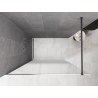 Mexen Kioto Sprchová stena Walk-in 130 x 200 cm, biela ombre 8 mm, gun metal - 800-130-101-95-86