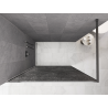 Mexen Kioto Sprchová stena Walk-in 130 x 200 cm, crackle grafit 12 mm, chróm - 800-130-101-01-44-X
