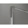 Mexen Kioto Sprchová stena Walk-in 130 x 200 cm, crackle grafit 12 mm, chróm - 800-130-101-01-44-X
