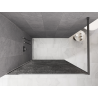 Mexen Kioto sprchová stena Walk-in 90 x 200 cm, crackle grafit 12 mm, chróm - 800-090-101-01-44-X