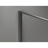 Mexen Kioto sprchová stena Walk-in 70 x 200 cm, crackle grafit 12 mm, gun gray brúsený - 800-070-101-66-44-X