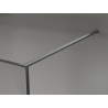 Mexen Kioto sprchová stena Walk-in 160 x 200 cm, crackle grafit 12 mm, gun gray brúsený - 800-160-101-66-44-X