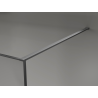 Mexen Kioto sprchová stena Walk-in 70 x 200 cm, crackle grafit 12 mm, gun gray brúsený - 800-070-101-66-44-X