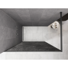 Mexen Kioto sprchová stena Walk-in 130 x 200 cm, crackle grafit 12 mm, gun metal - 800-130-101-95-44-X