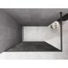 Mexen Kioto sprchová stena Walk-in 70 x 200 cm, crackle grafit 12 mm, gun metal - 800-070-101-95-44-X