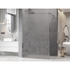 Mexen Kioto sprchová stena Walk-in 140 x 200 cm, crackle transparentné 12 mm, chróm - 800-140-101-01-04-X