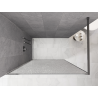 Mexen Kioto sprchová stena Walk-in 140 x 200 cm, crackle transparentné 12 mm, chróm - 800-140-101-01-04-X
