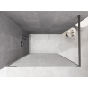 Mexen Kioto sprchová stena Walk-in 80 x 200 cm, crackle transparent 12 mm, chróm - 800-080-101-01-04-X
