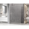 Mexen Kioto sprchová stena Walk-in 80 x 200 cm, praskliny transparentné 12 mm, biela - 800-080-101-20-04-X