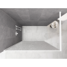 Mexen Kioto sprchová stena Walk-in 80 x 200 cm, praskliny transparentné 12 mm, biela - 800-080-101-20-04-X