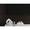 Mexen Lam-SF 01 stenové akustické lamely 280 x 30 cm, plsť 9 mm, technická dyha, Čierny Dub - S106-280-01-046