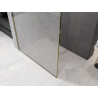 Mexen Kioto sprchová stena Walk-in 80 x 200 cm, crackle transparent 12 mm, zlatá - 800-080-101-50-04-X