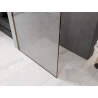 Mexen Kioto sprchová stena Walk-in 110 x 200 cm, crackle transparentné 12 mm, ružové zlato - 800-110-101-60-04-X