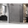 Mexen Kioto sprchová stena Walk-in 120 x 200 cm, crackle transparent 12 mm, gun gray brúsený - 800-120-101-66-04-X