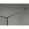 Mexen Kioto sprchová stena Walk-in 90 x 200 cm, crackle transparentná 12 mm, gun metal - 800-090-101-95-04-X