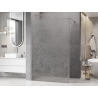 Mexen Kioto sprchová stena Walk-in 100 x 200 cm, crackle transparentná 12 mm, brúsený nikel - 800-100-101-97-04-X