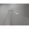 Mexen Mist L asymetrická päťuholníková sprchová kabína 100 x 90 cm transparentná brúsený nikel - 8A8L-100-090-97-00