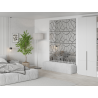 Mexen Form 04 akustický stenový panel 60 x 60 cm (4ks), plsť 9 mm, Zrkadlo - S111-60607-04-099