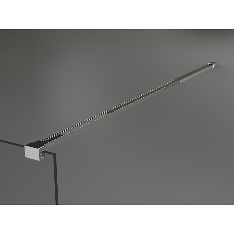 Mexen Kioto sprchová stena Walk-in 90 x 200 cm, bronz 8 mm, chróm - 800-090-101-01-32