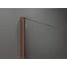 Mexen Kioto sprchová stena Walk-in 80 x 200 cm, bronz 8 mm, ružové zlato - 800-080-101-60-32