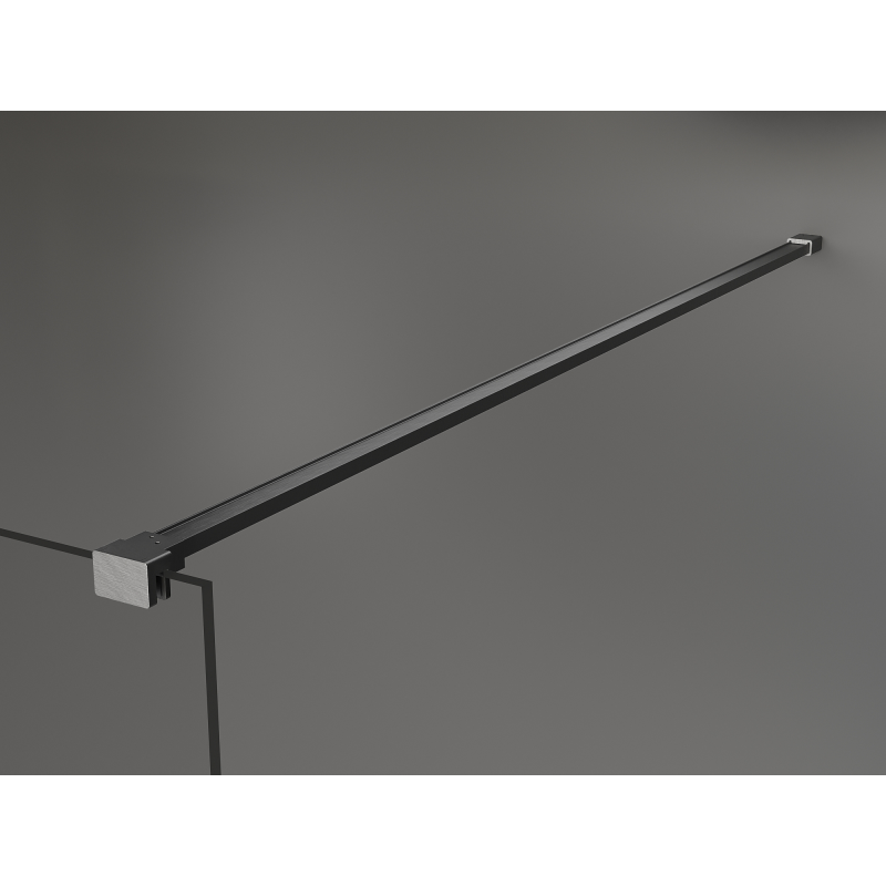 Mexen Kioto sprchová stena Walk-in 140 x 200 cm, bronz 8 mm, gun gray brúsený - 800-140-101-66-32
