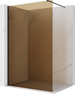 Mexen Kioto sprchová stena Walk-in 110 x 200 cm, bronz 8 mm, čierna - 800-110-101-70-32