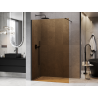 Mexen Kioto Sprchový štít Walk-in 120 x 200 cm, bronz 8 mm, čierny - 800-120-101-70-32