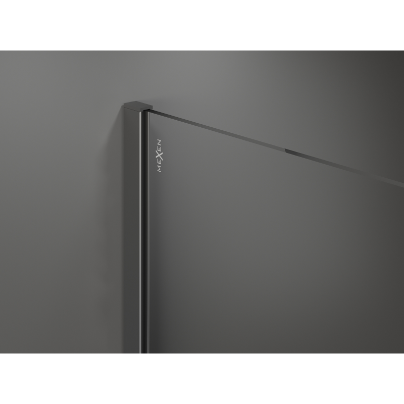 Mexen Kioto sprchová stena Walk-in 130 x 200 cm, bronz 8 mm, gun metal - 800-130-101-95-32