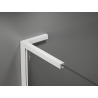 Mexen Kioto L sprchová stena Walk-in 90 x 200 cm, bronz, biela - 800-090-103-20-32