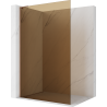 Mexen Kioto L Sprchová stena Walk-in 110 x 200 cm, bronz, brúsená meď - 800-110-103-65-32