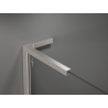 Mexen Kioto L sprchová stena Walk-in 100 x 200 cm, bronz, brúsený nikel - 800-100-103-97-32