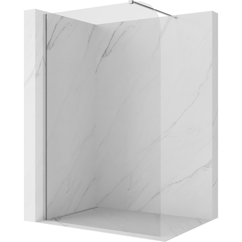 Mexen Kioto-P sprchová stena Walk-in 140 x 200 cm, transparentná 8 mm, chróm - 800-140-101-01-00-P