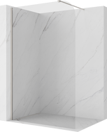 Mexen Kioto-P sprchová stena Walk-in 90 x 200 cm, transparentná 8 mm, brúsený nikel - 800-090-101-97-00-P
