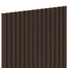 Mexen Ovalo 02 stenové lamely s ryhovaním pružné 280 x 36 cm, technická dyha, Dub Mocca - S130-280-02-045