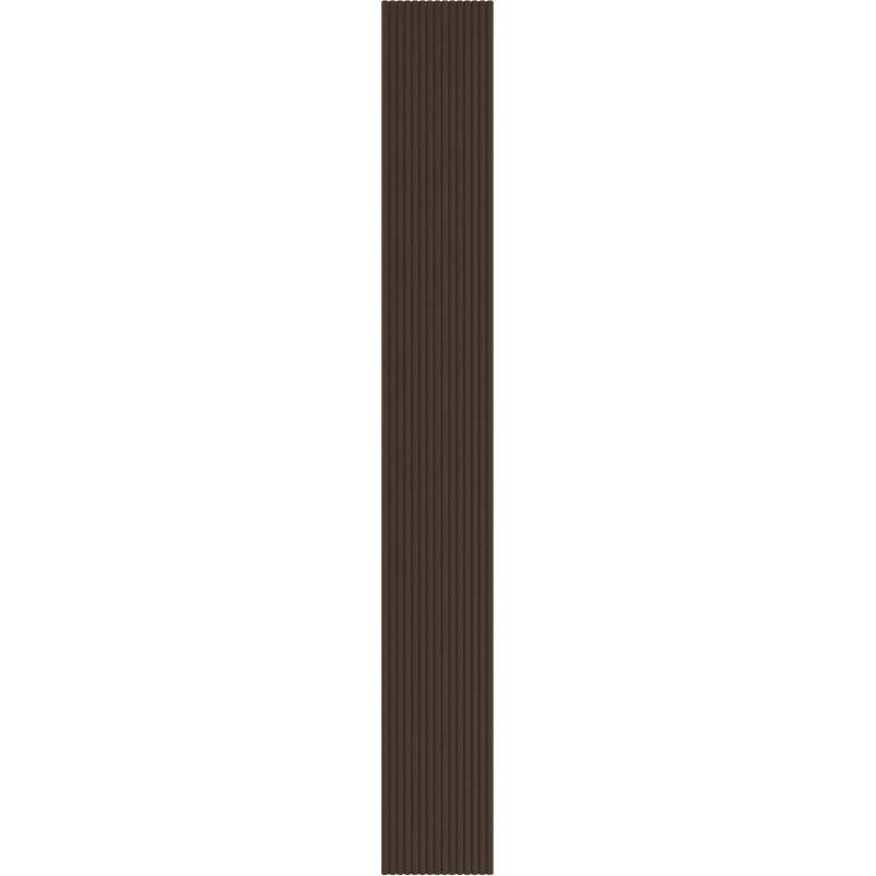 Mexen Ovalo 02 stenové lamely s ryhovaním pružné 280 x 36 cm, technická dyha, Dub Mocca - S130-280-02-045