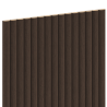 Mexen Ovalo 03 lamely na stenu ryhované elastické 280 x 36 cm, technická dyha, Dub Mocca - S130-280-03-045