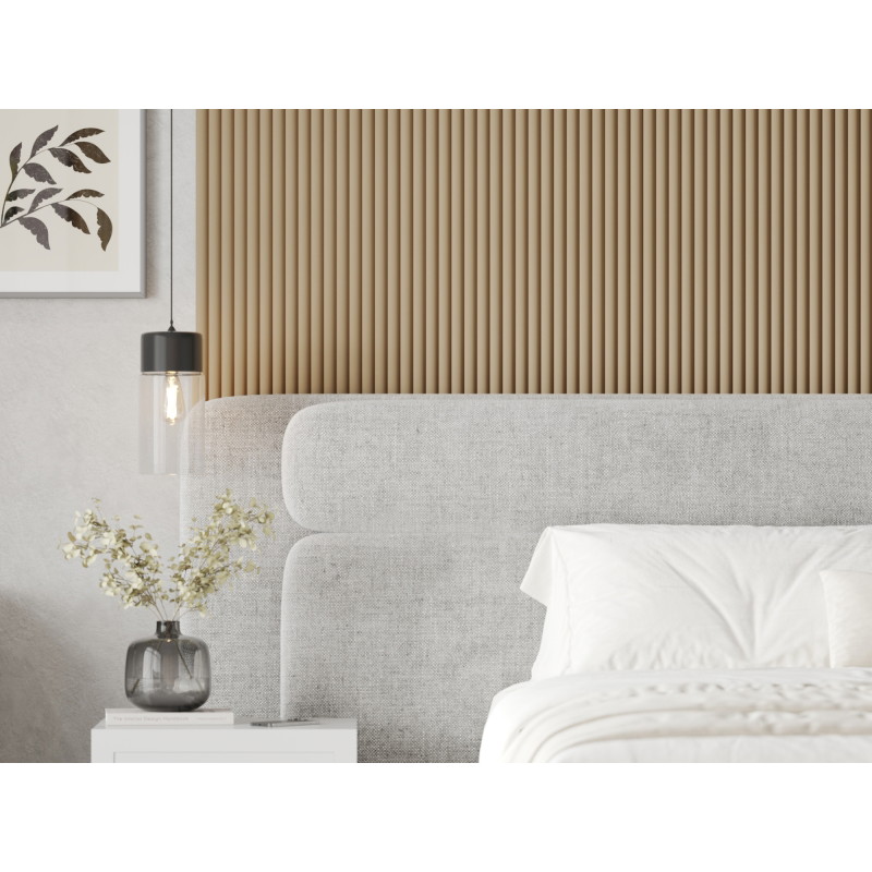 Mexen Strio 02 vzorka ryhovaných stenových líšt cappuccino - S120-02-304-S