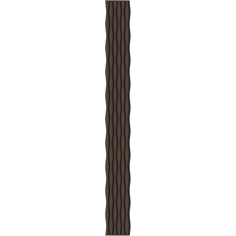 Mexen Lam-SF 01 Lam-SF 26 vzorka stenových akustických lamiel, plsť 9 mm, technická dyha, Dub Mocca - S106-26-045-S