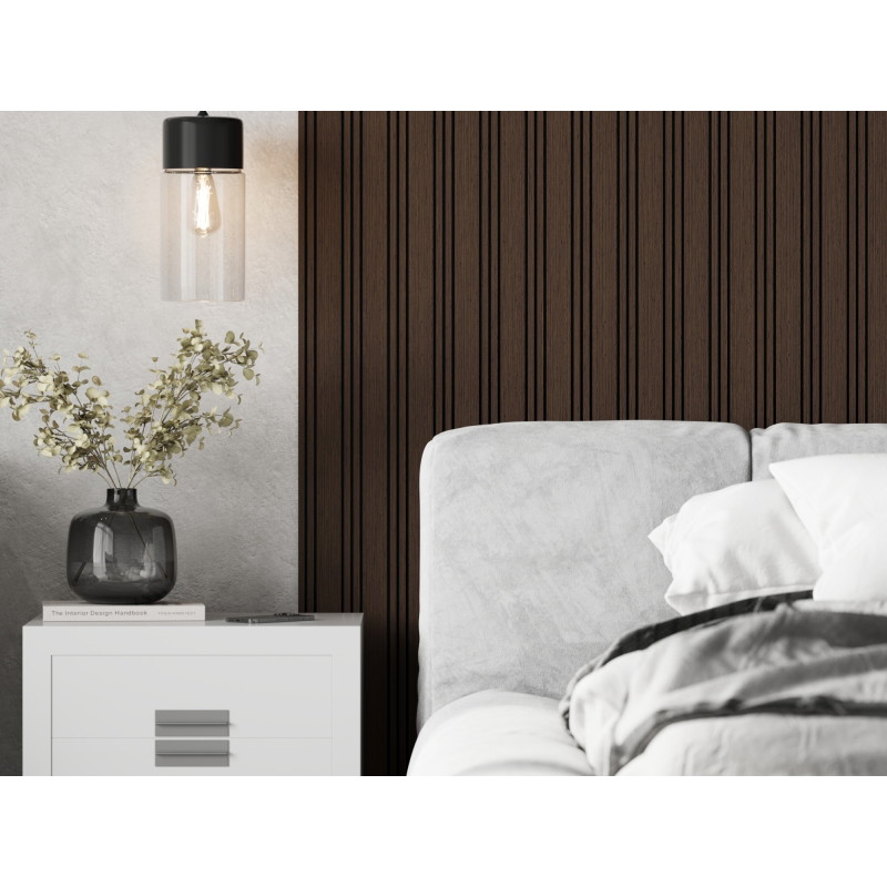Mexen Lam-F Nano 01 vzorka akustických stenových lamiel, plsť 5 mm, technická dyha, Dub Mocca - S108-045-S