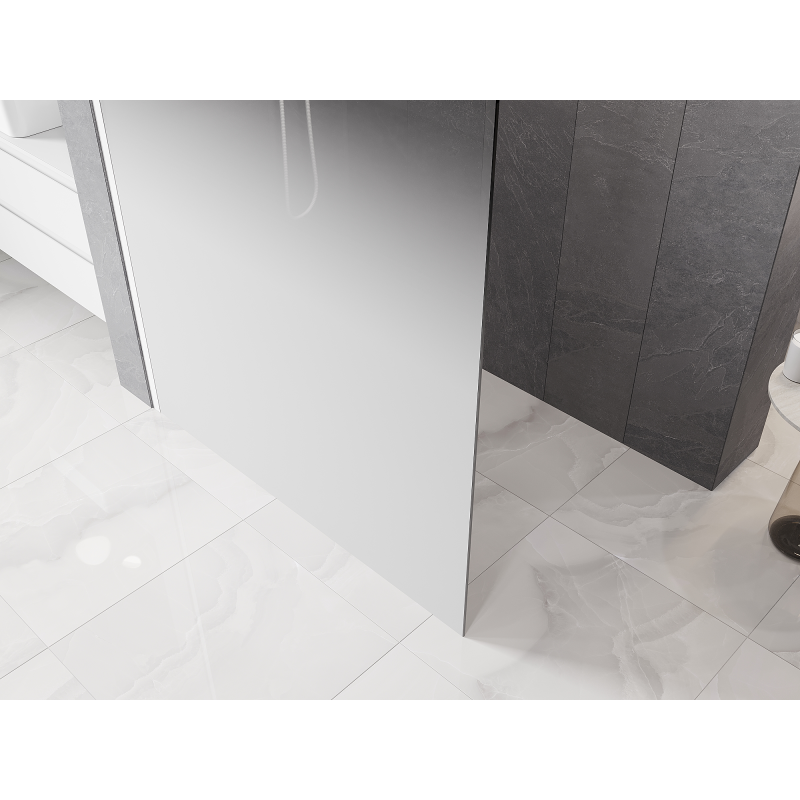 Mexen Kioto L sprchová stena Walk-in 70 x 200 cm, biele ombre 8 mm, biela - 800-070-103-20-86