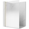 Mexen Kioto L sprchová stena Walk-in 90 x 200 cm, biela ombre 8 mm, zlatá - 800-090-103-50-86