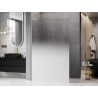 Mexen Kioto L Sprchová stena Walk-in 90 x 200 cm, ombre biela 8 mm, zlatá brúsená - 800-090-103-55-86
