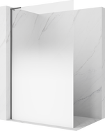 Mexen Kioto L sprchová stena Walk-in 70 x 200 cm, biela ombre 8 mm, brúsená tmavosivá - 800-070-103-66-86