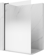 Mexen Kioto L sprchová stena Walk-in 80 x 200 cm, biela ombre 8 mm, čierna - 800-080-103-70-86